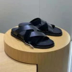 Hermes Unisex Kazimir Sandal-Black H251975Z