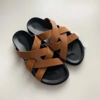 Hermes Unisex Kazimir Sandal-Brown H251976Z (1)