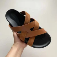 Hermes Unisex Kazimir Sandal-Brown H251976Z (1)