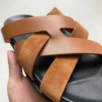 Hermes Unisex Kazimir Sandal-Brown H251976Z (1)