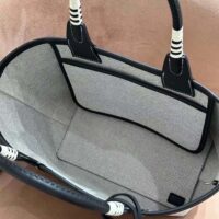 Hermes Unisex Steeple 25 Ecru Tote Bag-Black H083618CKAE (1)