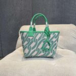 Hermes Unisex Steeple 25 Ecru Tote Bag-Grün H084533CKAA