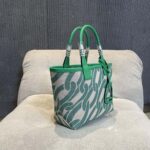 Hermes Unisex Steeple 25 Ecru Tote Bag-Grün H084533CKAA