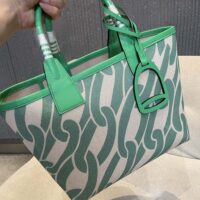 Hermes Unisex Steeple 25 Ecru Tote Bag-Orange H084533CKAA (1)