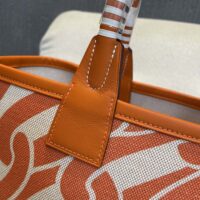 Hermes Unisex Steeple 25 Ecru Tote Bag-Orange H084533CKAB (1)