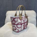 Hermes Unisex Steeple 25 Ecru Tote Bag-Purple H083621CKAC