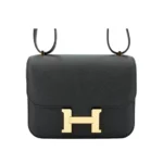 Hermes Women Constance 19 Bag Epsom Leather-Black