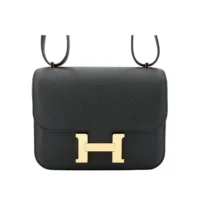 Hermes Women Constance 19 Bag Epsom Leather-Black