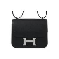 Hermes Women Constance 19 Bag Epsom Leather-Black