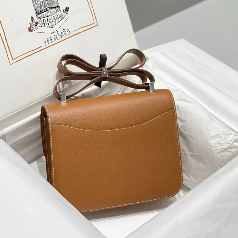 Hermes Women Constance 19 Bag Epsom Leather-Brown