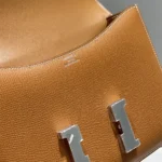 Bolso Hermes Constance 19 para mujer, piel Epsom, marrón