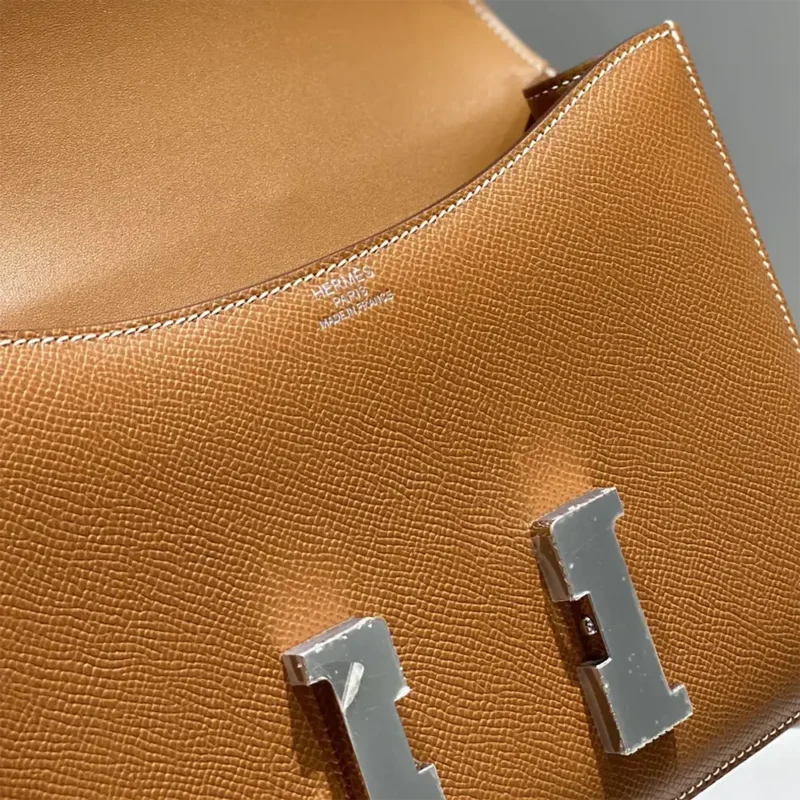 Hermes Women Constance 19 Bag Epsom Leather-Brown