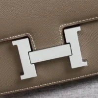 Hermes Women Constance 19 Bag Epsom Leather-GreySilver (10)