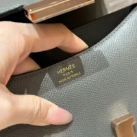 Hermes Women Constance 19 Bag Epsom Leather-SilverGold (1)