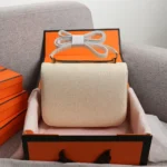 Hermes Women Constance 19 Bag Epsom Leather-White/Gold