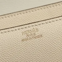 Hermes Women Constance 19 Bag Epsom Leather-WhiteGold (1)