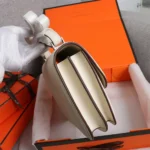 Hermes Women Constance 19 Bag Epsom Leather-White