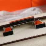 Hermes Women Constance 19 Bag Epsom Leather-White