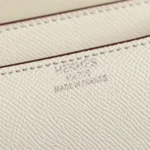 Hermes Women Constance 19 Bag Epsom Leather-White