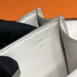 Hermes Women Constance 19 Bag Nata Ostrich Leather-White/Silver