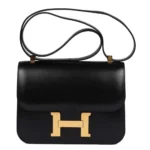 Hermes Women Constance 24 Bag Box Leather-Black