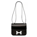Hermes Women Constance 24 Bag Box Leather-Black/Silver