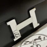 Hermes Women Constance 24 Bag Box Leather-Black/Silver
