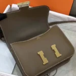 Hermes Women Constance 24 Bag Box Leather-Gray/Gold