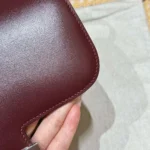 Hermes Women Constance 24 Bag Box Leather-Maroon/Silver