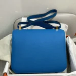 Hermes Women Constance 24 Bag Epsom Leather-Blue