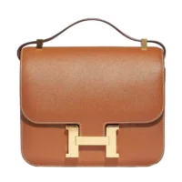 Hermes Women Constance 24 Bag Epsom Leather-Brown