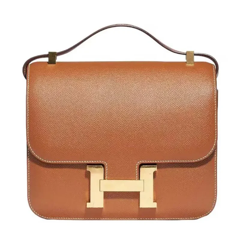 Hermes Women Constance 24 Bag Epsom Leather-Brown