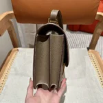 Hermes Women Constance 24 Bag Epsom Leather-Gray/Gold