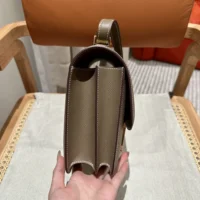 Hermes Women Constance 24 Bag Epsom Leather-GrayGold (1)