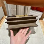 Hermes Women Constance 24 Bag Epsom Leather-Gray/Gold