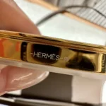 Hermes Women Constance 24 Bag Epsom Leather-Gray/Gold