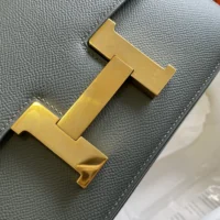 Hermes Women Constance 24 Bag Epsom Leather-GreyGold (1)