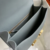 Hermes Women Constance 24 Bag Epsom Leather-GreyGold (1)