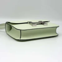 Hermes Women Constance 24 Bag Epsom Leather-LimeSilver (1)