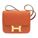 Hermes Women Constance 24 Bag Epsom Leather-Orange