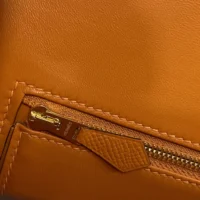 Hermes Women Constance 24 Bag Epsom Leather-OrangeGold (1)