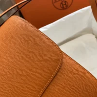 Hermes Women Constance 24 Bag Epsom Leather-OrangeGold (1)