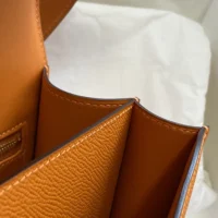Hermes Women Constance 24 Bag Epsom Leather-OrangeGold (1)