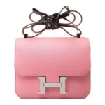 Hermes Women Constance 24 Bag Epsom Leather-Pink