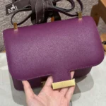 Hermes Women Constance 24 Bag Epsom Leather-Purple
