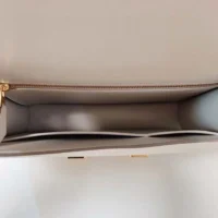 Hermes Women Constance 24 Bag Epsom Leather-WhiteGold (11)