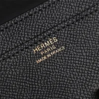Hermes Women Constance Long To Go in Epsom Leather-BlackGold (1)