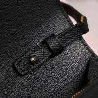Hermes Women Constance Long To Go in Epsom Leather-BlackGold (1)