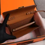 Hermes Women Constance Long To Go in Epsom Leather-Brown