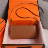 Hermes Women Constance Long To Go in Epsom Leather-BrownGold (1)